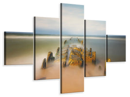 5-piece-canvas-print-sea-road