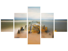 5-piece-canvas-print-sea-road