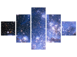 5-piece-canvas-print-starry-sky