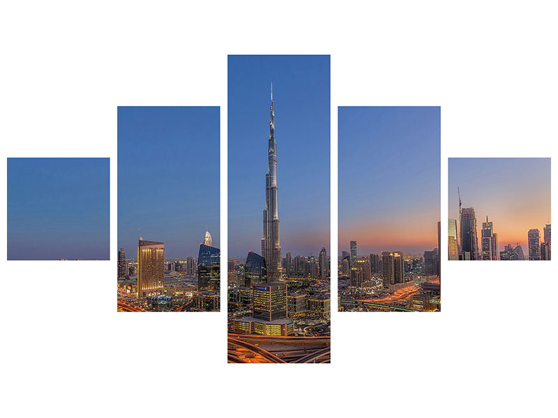 5-piece-canvas-print-the-amazing-burj-khalifah