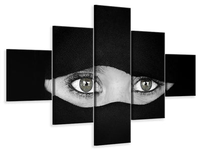5-piece-canvas-print-the-language-of-the-eyes