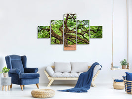 5-piece-canvas-print-the-oak