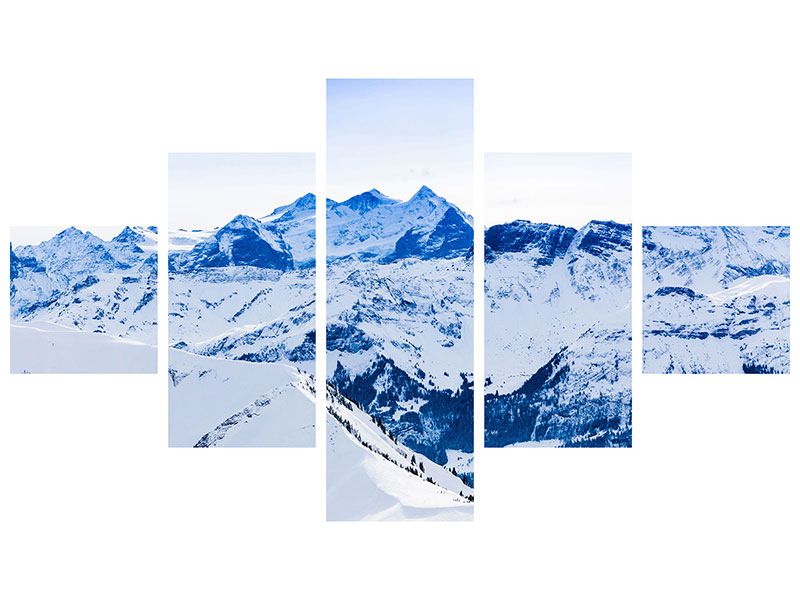 5-piece-canvas-print-the-swiss-alps