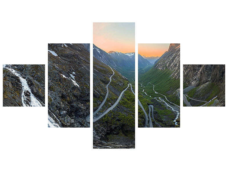 5-piece-canvas-print-trollstigen