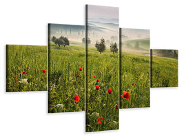 5-piece-canvas-print-tuscan-spring