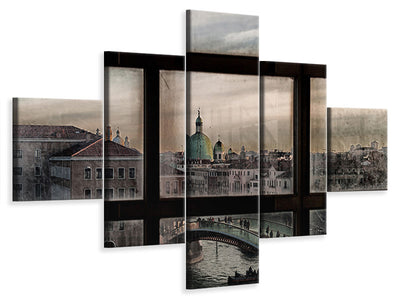 5-piece-canvas-print-venice-window