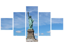 5-piece-canvas-print-view-of-the-statue-of-liberty