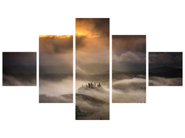 5-piece-canvas-print-waves-of-fog