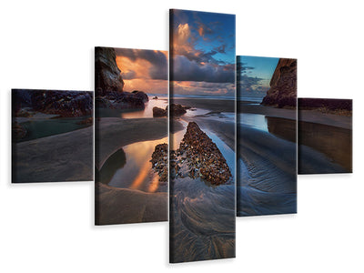 5-piece-canvas-print-when-the-tide-receded