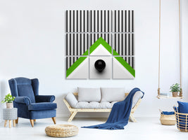 9-piece-canvas-print-dot-on-triangle