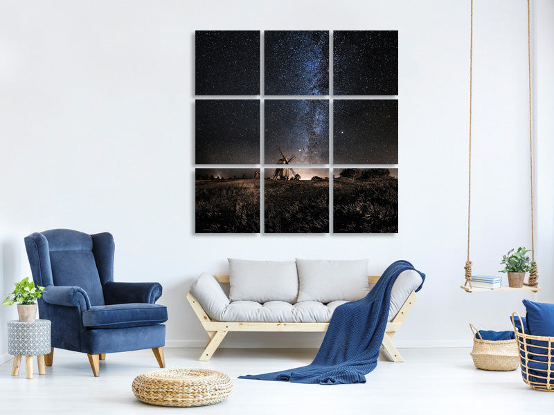 9-piece-canvas-print-galaxy-rising