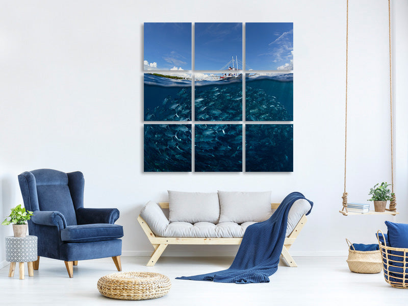 9-piece-canvas-print-go-diving