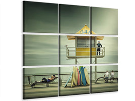 9-piece-canvas-print-the-life-guard