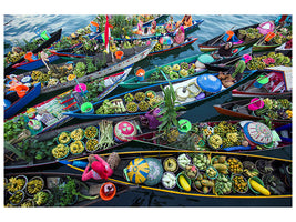 canvas-print-banjarmasin-floating-market
