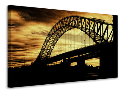 canvas-print-bridge-in-the-evening-light
