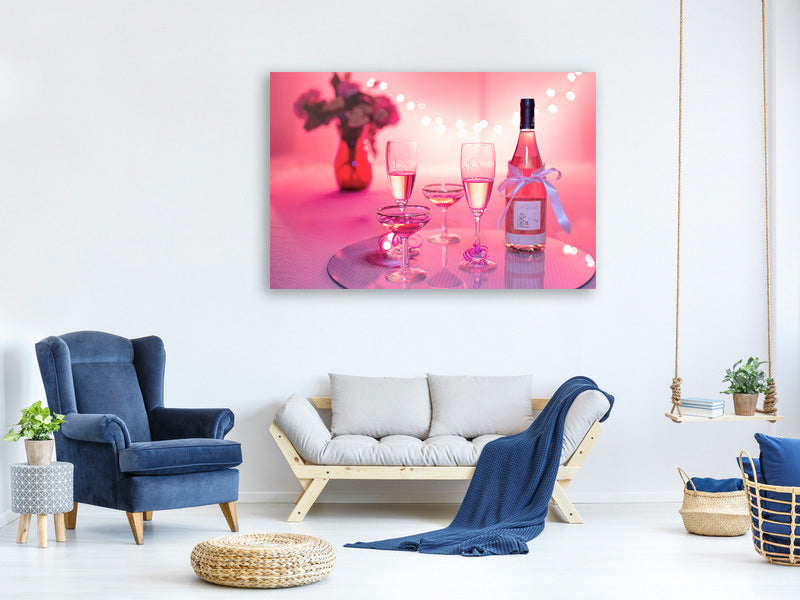 canvas-print-cheers-in-pink-red