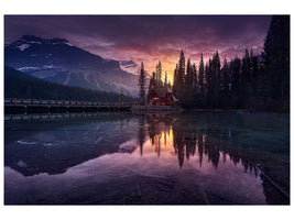 canvas-print-lake-house-sunrise