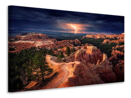 canvas-print-lightning-over-bryce-canyon