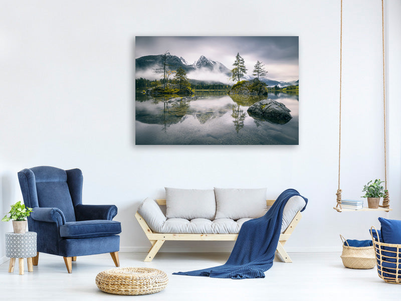 canvas-print-rainy-morning-at-hintersee