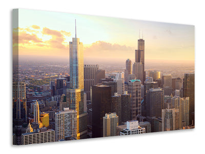 canvas-print-skyline-chicago