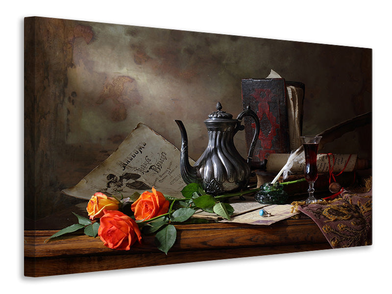 canvas-print-still-life-with-teapot-and-roses