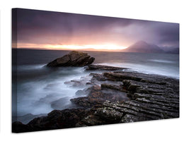 canvas-print-sunset-at-elgol-beach-x