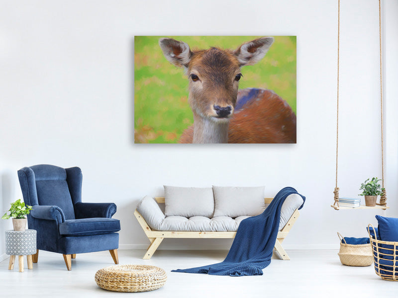 canvas-print-sweet-deer
