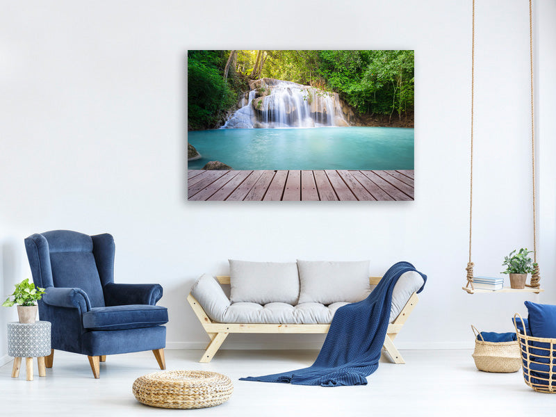 canvas-print-terrace-at-the-waterfall