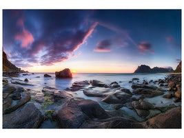 canvas-print-utakleiv-sunset-x