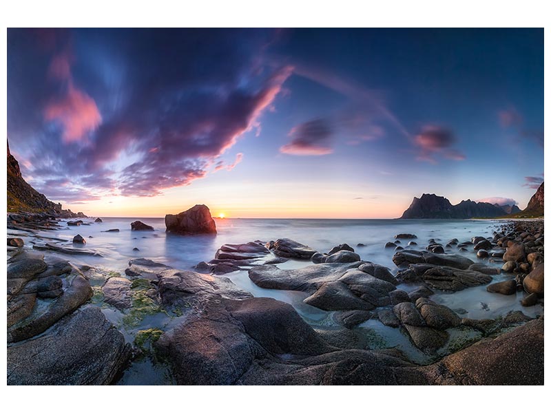 canvas-print-utakleiv-sunset-x
