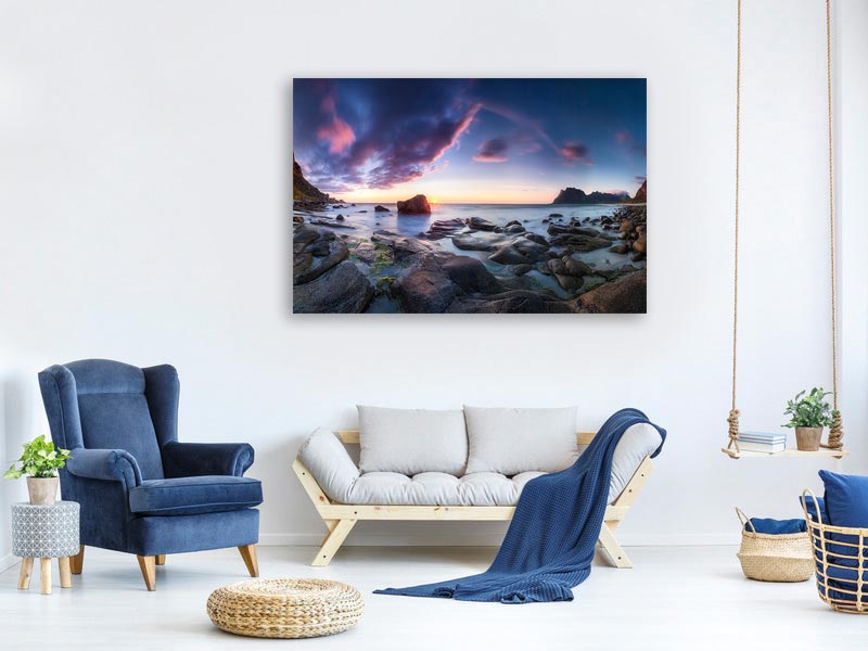 canvas-print-utakleiv-sunset-x