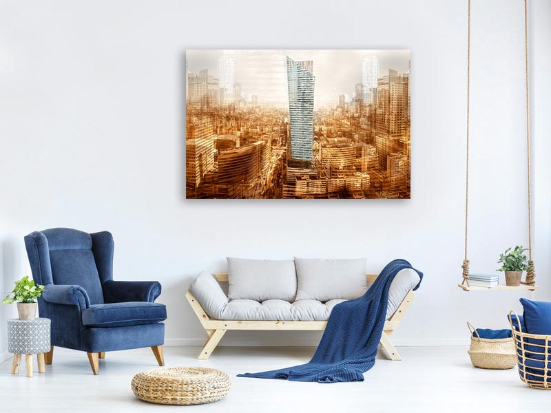 canvas-print-warsaw-towers-x