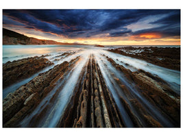 canvas-print-zumaia-flysch-x