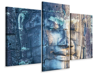 modern-3-piece-canvas-print-buddha-in-rock