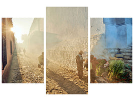 modern-3-piece-canvas-print-morning-in-city-chichicastenango