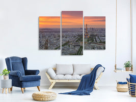 modern-3-piece-canvas-print-paris-skyline-at-sunset