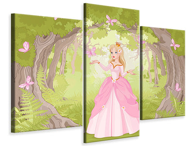 modern-3-piece-canvas-print-princess-in-the-wood