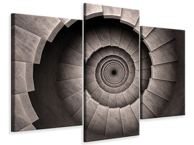 modern-3-piece-canvas-print-stone-spiral-staircase