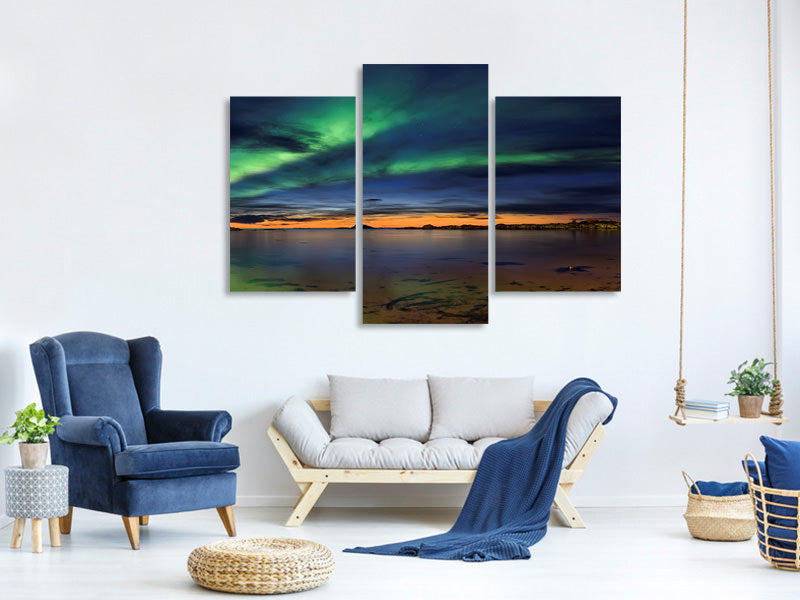 modern-3-piece-canvas-print-sunset-at-andenes