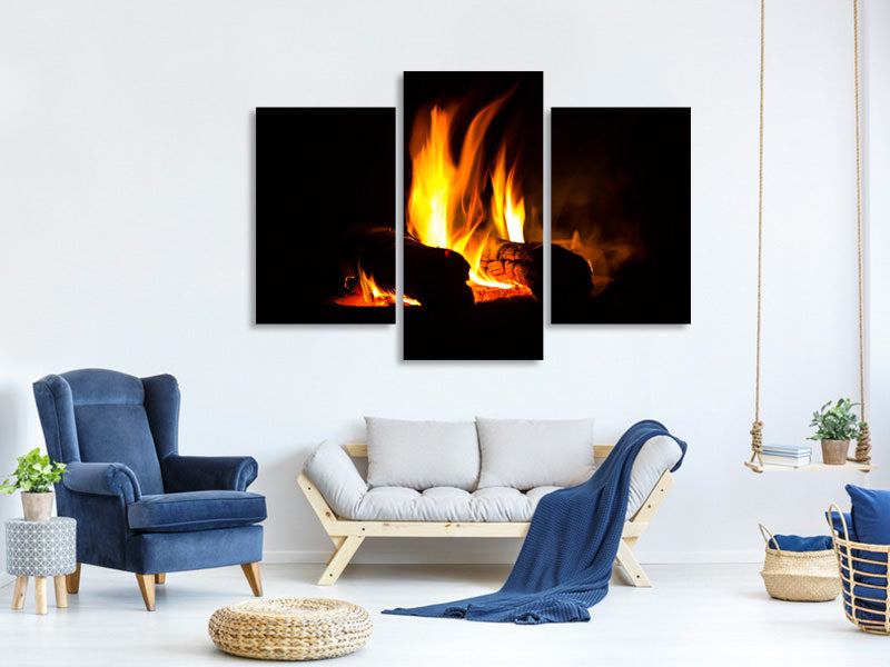 modern-3-piece-canvas-print-the-fireplace