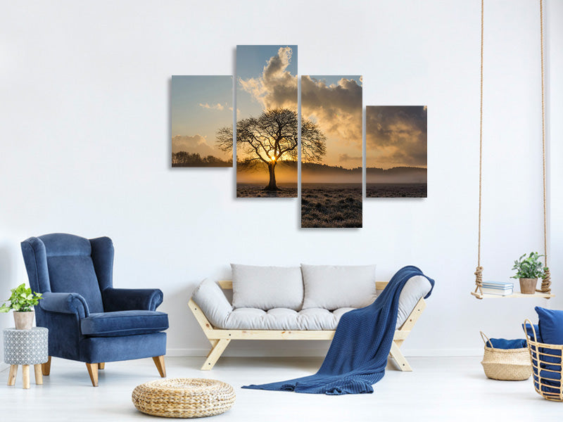 modern-4-piece-canvas-print-a-lonely-tree