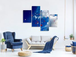 modern-4-piece-canvas-print-a-sky-full-of-hearts