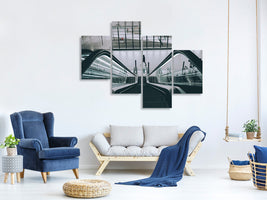 modern-4-piece-canvas-print-at-the-airport