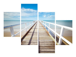 modern-4-piece-canvas-print-at-the-dock