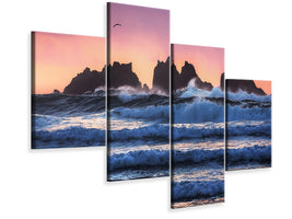 modern-4-piece-canvas-print-bandon-beach-layers