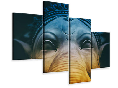 modern-4-piece-canvas-print-close-up-ganesha