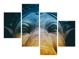 modern-4-piece-canvas-print-close-up-ganesha