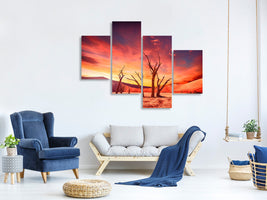 modern-4-piece-canvas-print-colorful-desert