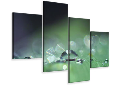 modern-4-piece-canvas-print-drops-of-water-in-xxl