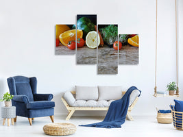 modern-4-piece-canvas-print-fruit-and-vegetables